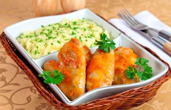Рецепт Куриные крылышки в розовом соусе Готовим Мясо Куриные крылышки в розовом соусе
