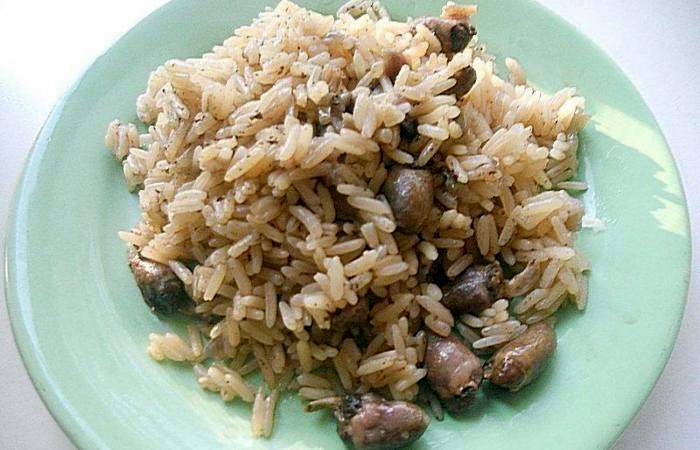 Рецепт Куриные сердечки с рисом в рукаве Готовим Мясо Куриные сердечки с рисом в рукаве