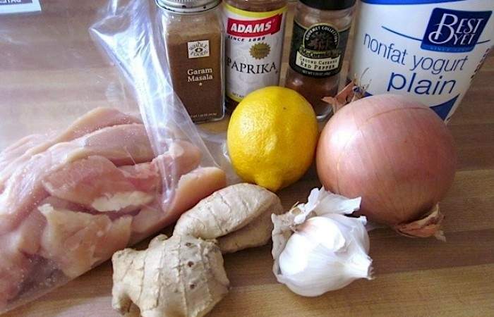 Рецепт Куриный шашлык по-индийски  шаг-2