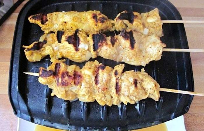 Рецепт Куриный шашлык по-индийски шаг-6