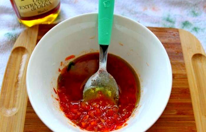 Рецепт Куриный шашлык с овощами на сковороде гриль шаг-5