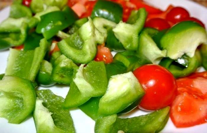 Рецепт Куриный шашлык с овощами в духовке шаг-6