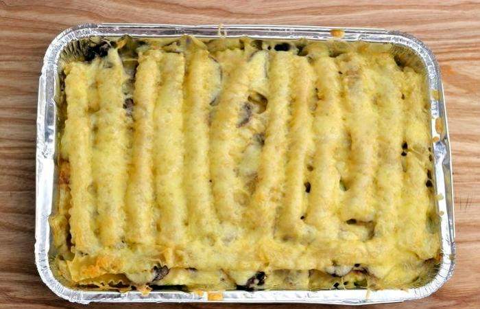 Рецепт Лазанья с цукини, творогом и грибами Готовим Здоровье Лазанья с цукини, творогом и грибами