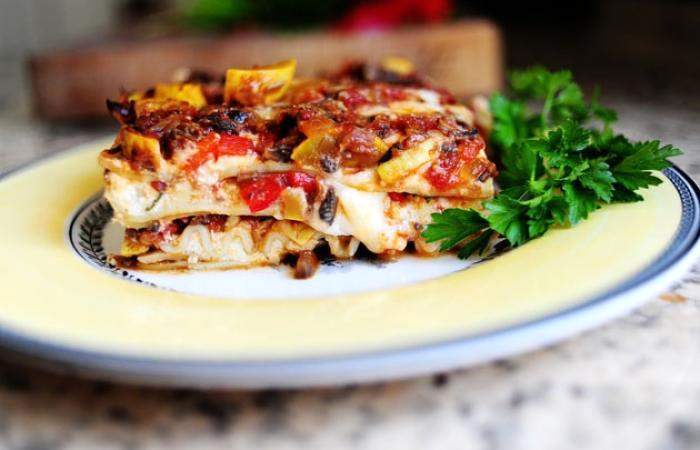 Рецепт Лазанья с овощами Готовим Здоровье Лазанья с овощами