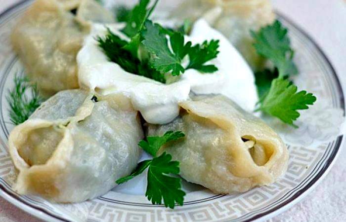 Рецепт Манты со шпинатом Готовим Мясо Манты со шпинатом