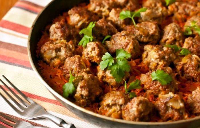 Рецепт Мини тефтели в томатном соусе Готовим Мясо Мини тефтели в томатном соусе