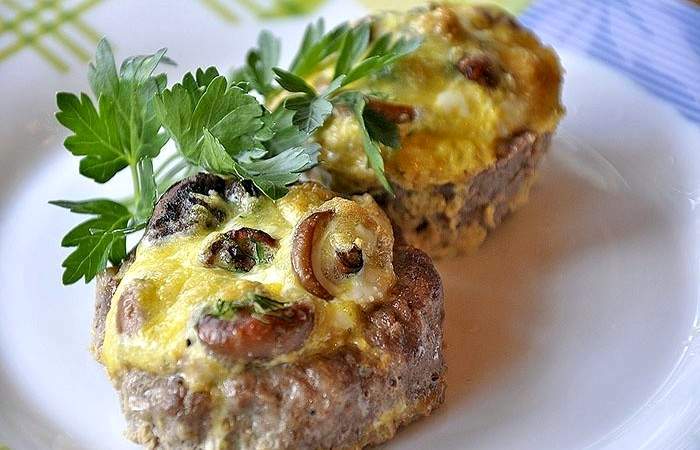 Рецепт Мясные гнезда под сыром Готовим Мясо Мясные гнезда под сыром