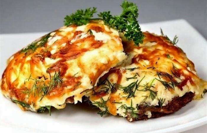 Рецепт Мясо по-французски в духовке Готовим Мясо Мясо по-французски в духовке