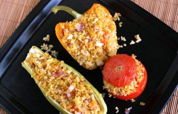 Рецепт Овощи фаршированные Готовим Мясо Овощи фаршированные