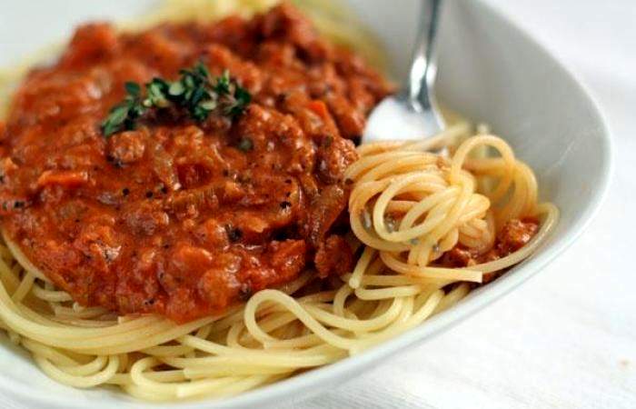 Рецепт Паста под соусом болоньезе Готовим Мясо Паста под соусом болоньезе