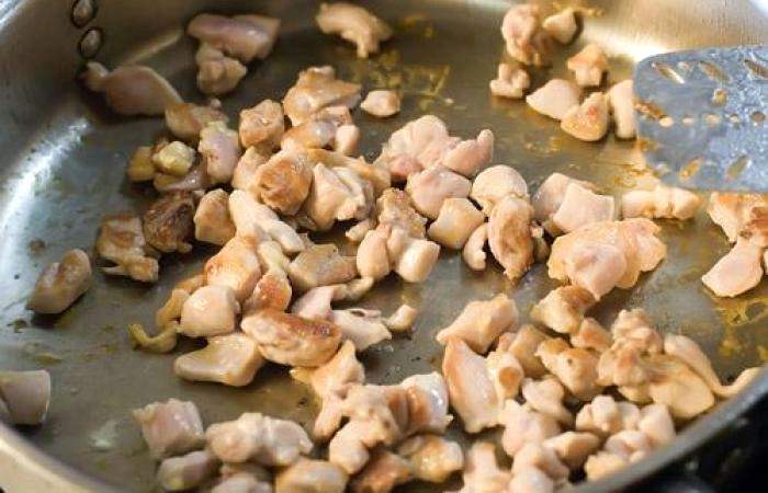 Рецепт Паста с курицей в соусе  шаг-2