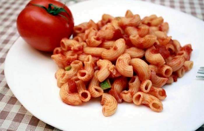 Рецепт Паста с овощами в томатном соусе шаг-6
