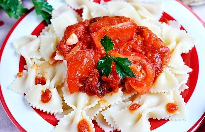 Рецепт Паста с помидорами  шаг-4