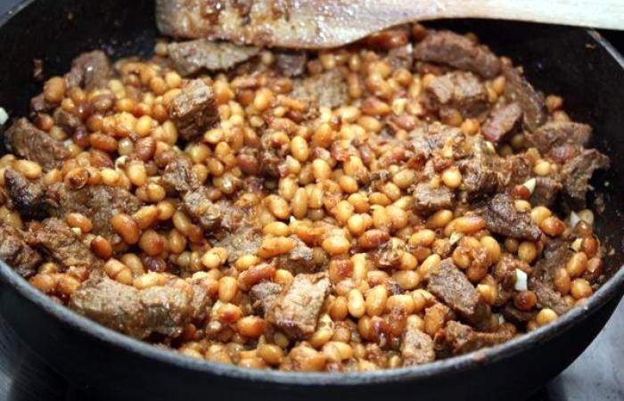 Рецепт Пряное мясо с фасолью шаг-6
