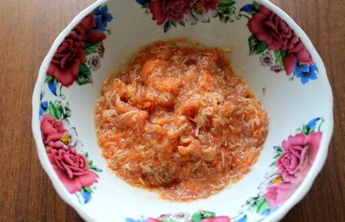 Рецепт Рыбные котлеты с морковью и сыром шаг-3