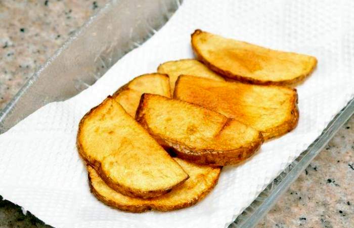 Рецепт Рыбное филе с картофельными чипсами шаг-9