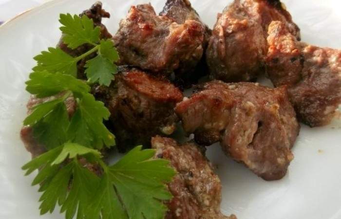 Рецепт Шашлык из говядины в майонезе Готовим Мясо Шашлык из говядины в майонезе