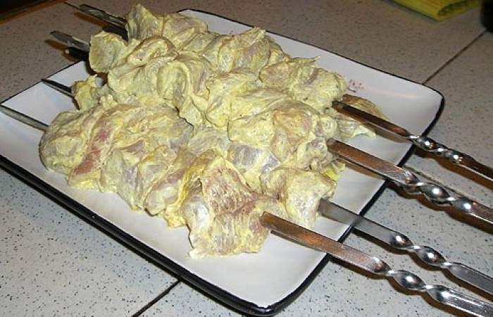 Рецепт Шашлык из курицы с лимоном шаг-5