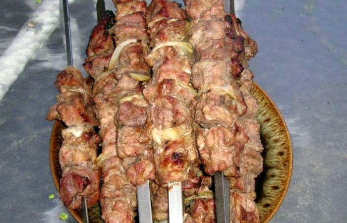 Рецепт Шашлык из свинины Готовим Мясо Шашлык из свинины