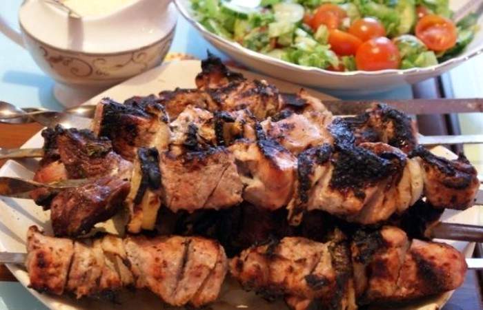 Рецепт Шашлык из свинины на кефире Готовим Мясо Шашлык из свинины на кефире
