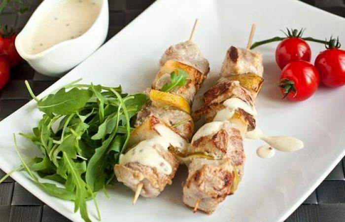 Рецепт Шашлык из свинины с грушами в домашних условиях Готовим Мясо Шашлык из свинины с грушами в домашних условиях