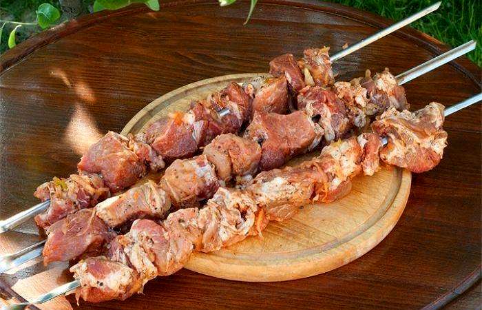 Рецепт Шашлык из свиной шеи  шаг-4