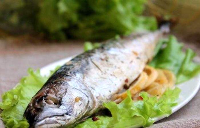 Рецепт Скумбрия в рукаве Готовим Рыба Скумбрия в рукаве