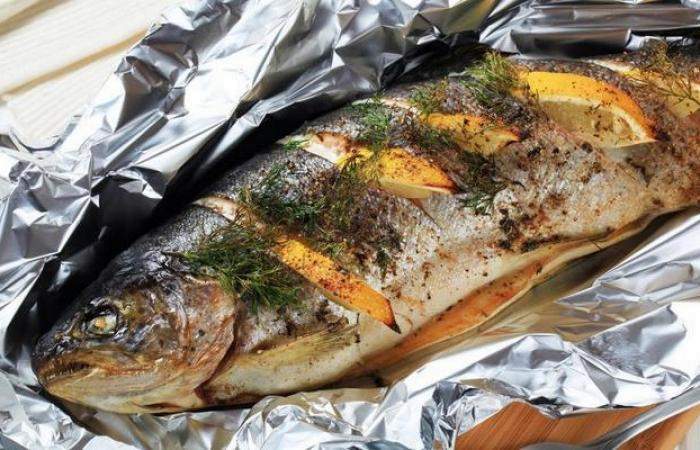 Рецепт Скумбрия запеченная в фольге Готовим Рыба Скумбрия запеченная в фольге