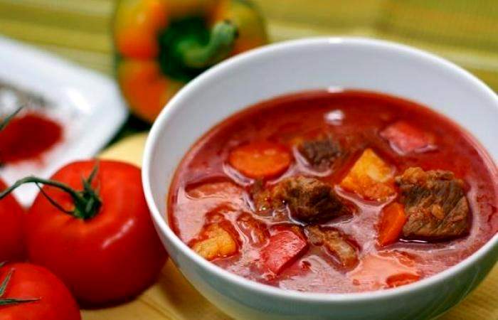 Рецепт Сочный гуляш из говядины Готовим Мясо Сочный гуляш из говядины