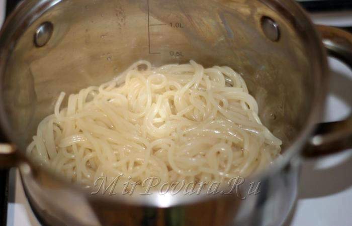Рецепт Спагетти отварные  шаг-4