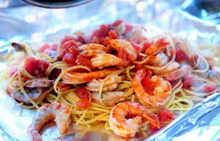 Рецепт Спагетти с креветками шаг-11