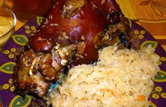 Рецепт Свиная рулька в пиве Готовим Мясо Свиная рулька в пиве