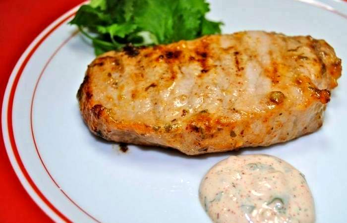 Рецепт Свиные отбивные на гриле Готовим Мясо Свиные отбивные на гриле