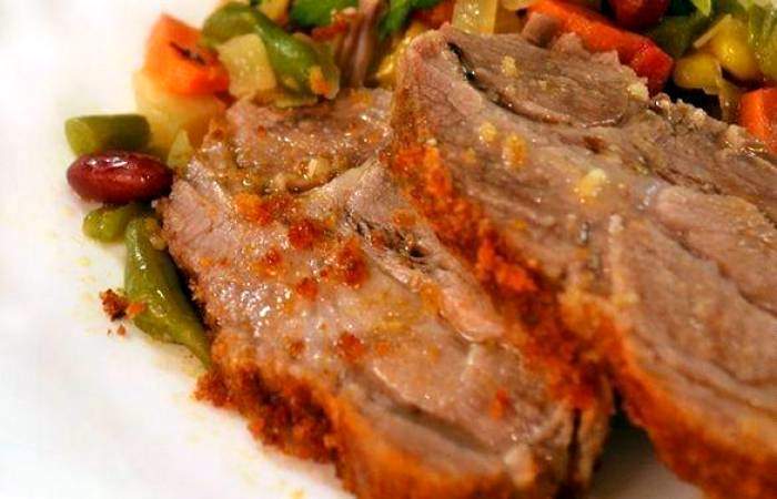 Рецепт Свинина, запеченная в горчице Готовим Мясо Свинина, запеченная в горчице
