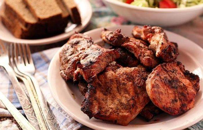 Рецепт Свинина на барбекюшнице Готовим Мясо Свинина на барбекюшнице