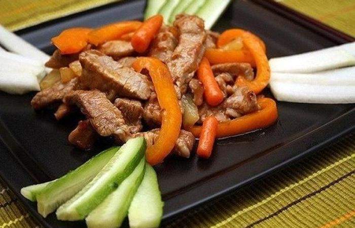 Рецепт Свинина по-китайски Готовим Мясо Свинина по-китайски