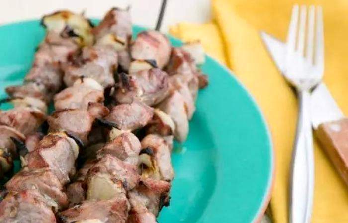 Рецепт Свиной шашлык в красном вине Готовим Мясо Свиной шашлык в красном вине
