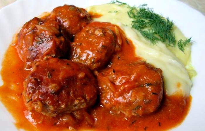 Рецепт Тефтели с подливой Готовим Мясо Тефтели с подливой