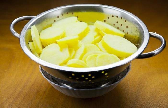 Рецепт Треска с картофелем и беконом шаг-3