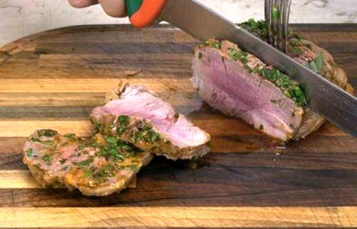 Рецепт Тушеная баранина с розмарином Готовим Мясо Тушеная баранина с розмарином