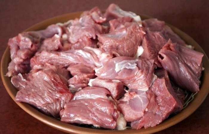 Рецепт Тушеное мясо с рисом  шаг-2