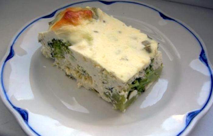 Рецепт Творожная запеканка с брокколи Готовим Мясо Творожная запеканка с брокколи