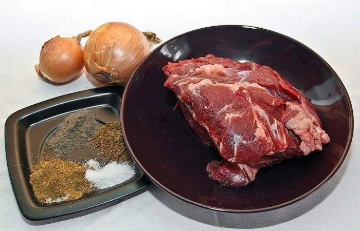 Рецепт Вкусный шашлык из говядины шаг-1