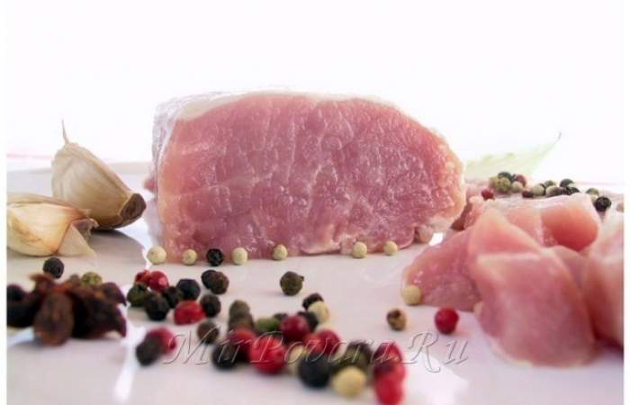 Рецепт Вкусное блюдо из свинины шаг-1