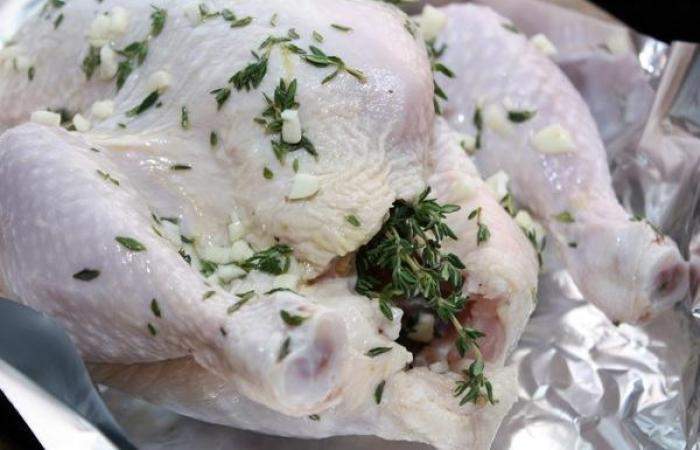 Рецепт Запеченная курица с тимьяном шаг-5