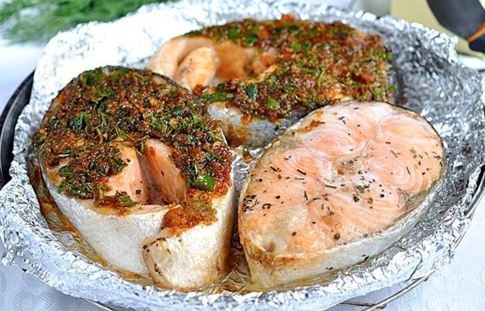 Рецепт Запеченный лосось под хрустящей хлебной корочкой шаг-5