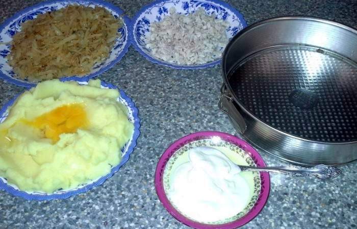 Рецепт Запеканка из картофельного пюре  шаг-2
