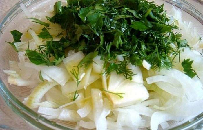 Рецепт Запеканка по-деревенски с овощами, грибами и сердечками  шаг-2