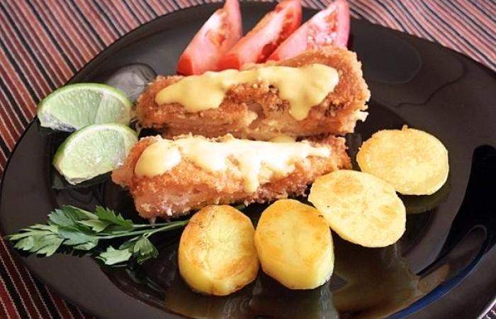 Рецепт Жареная рыба с миндальной корочкой Готовим Рыба Жареная рыба с миндальной корочкой