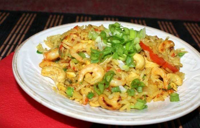Рецепт Жареный рис по-тайски с курицей шаг-8